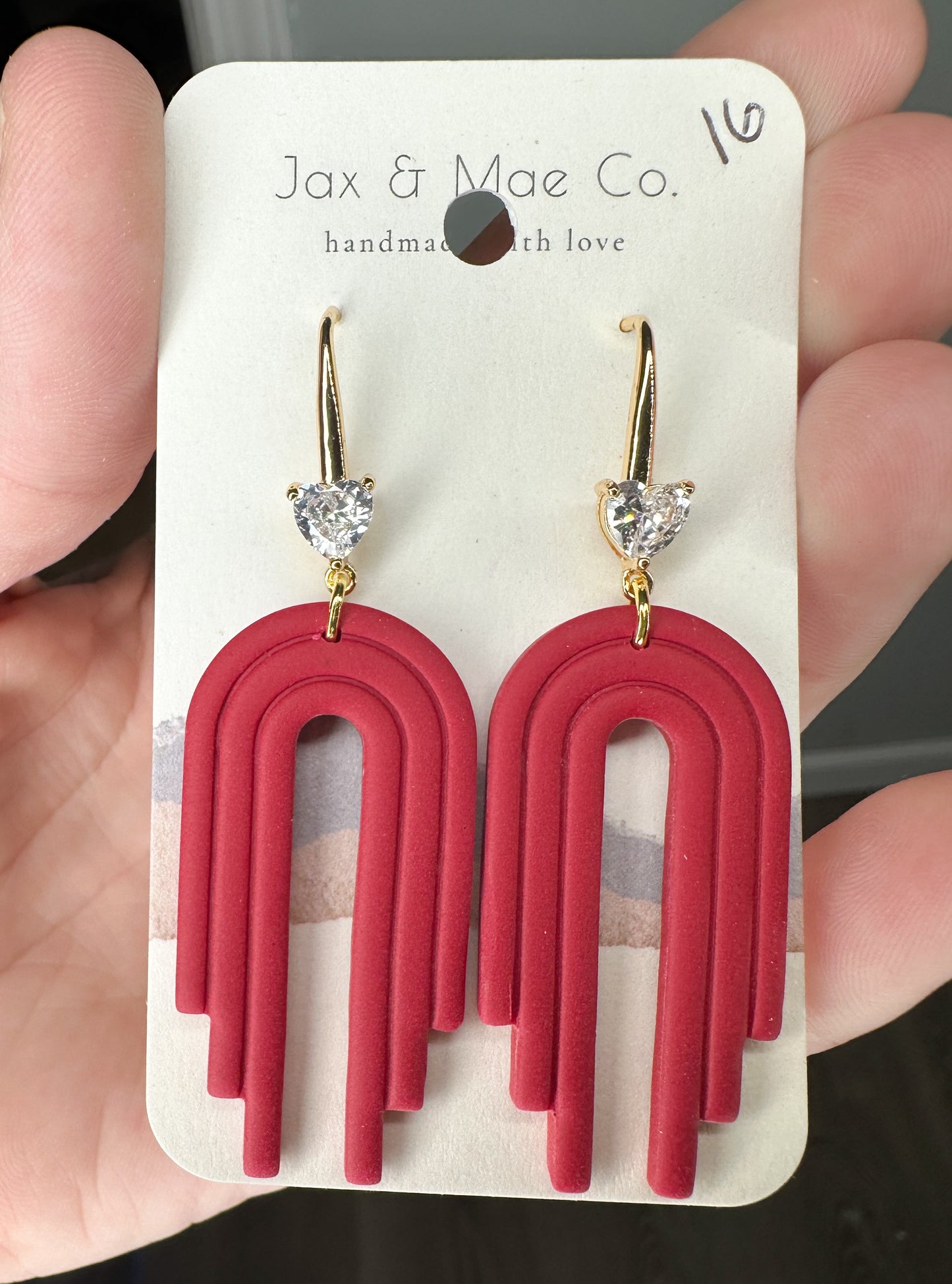 Boho Rainbows - red