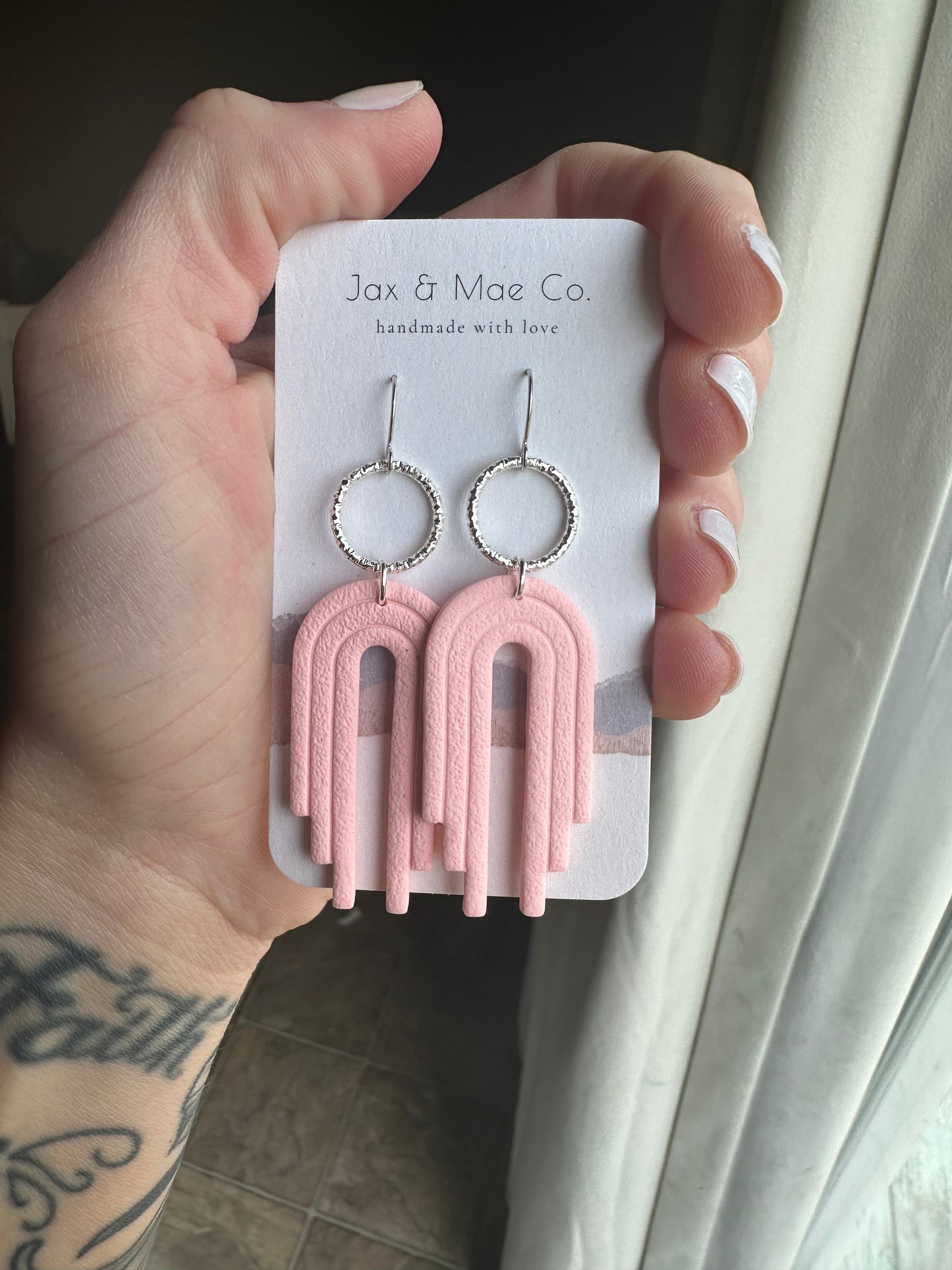Peach boho rainbows