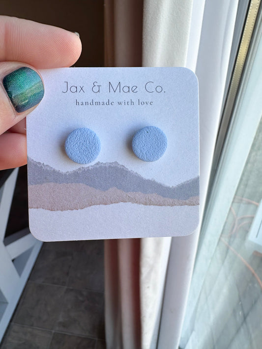 baby blue studs
