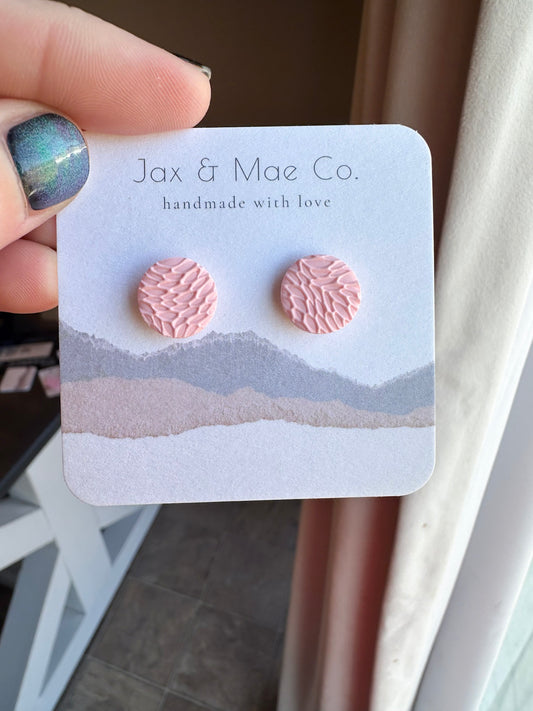 peach studs