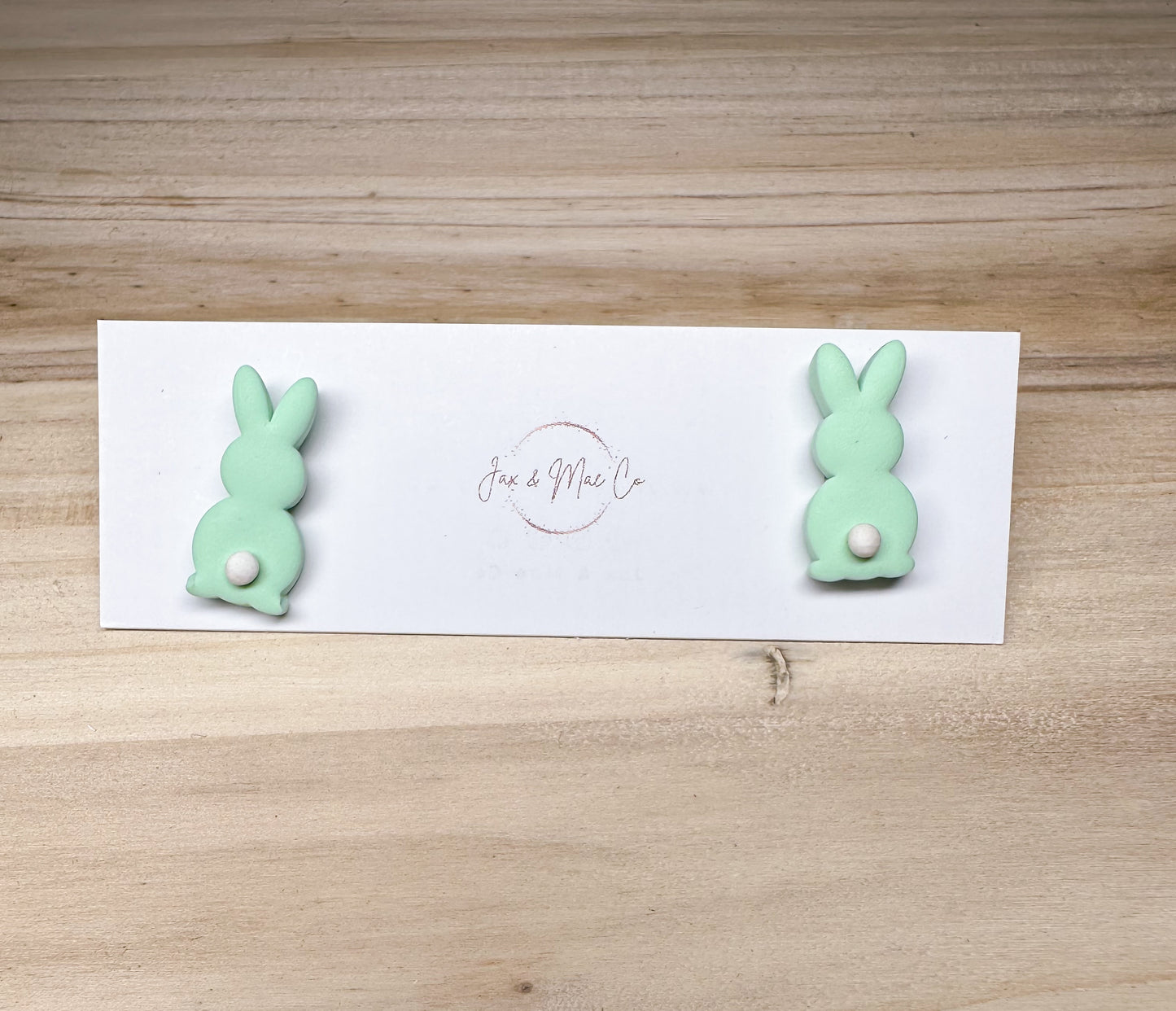 Bunny Studs - green