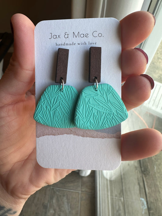 Mint/teal dangles