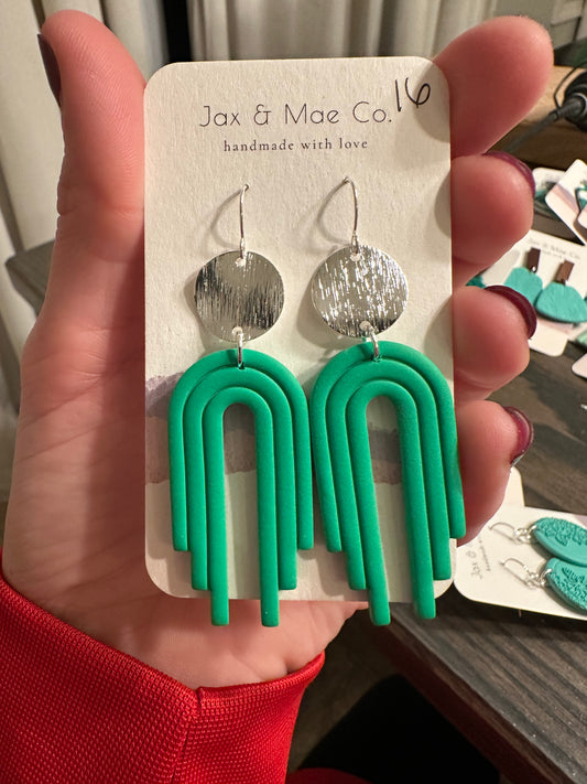 Green boho rainbows