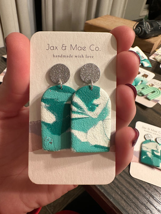 Mint/jade marble
