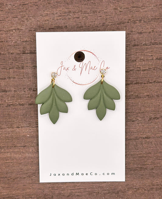 Floral Dangles (green)