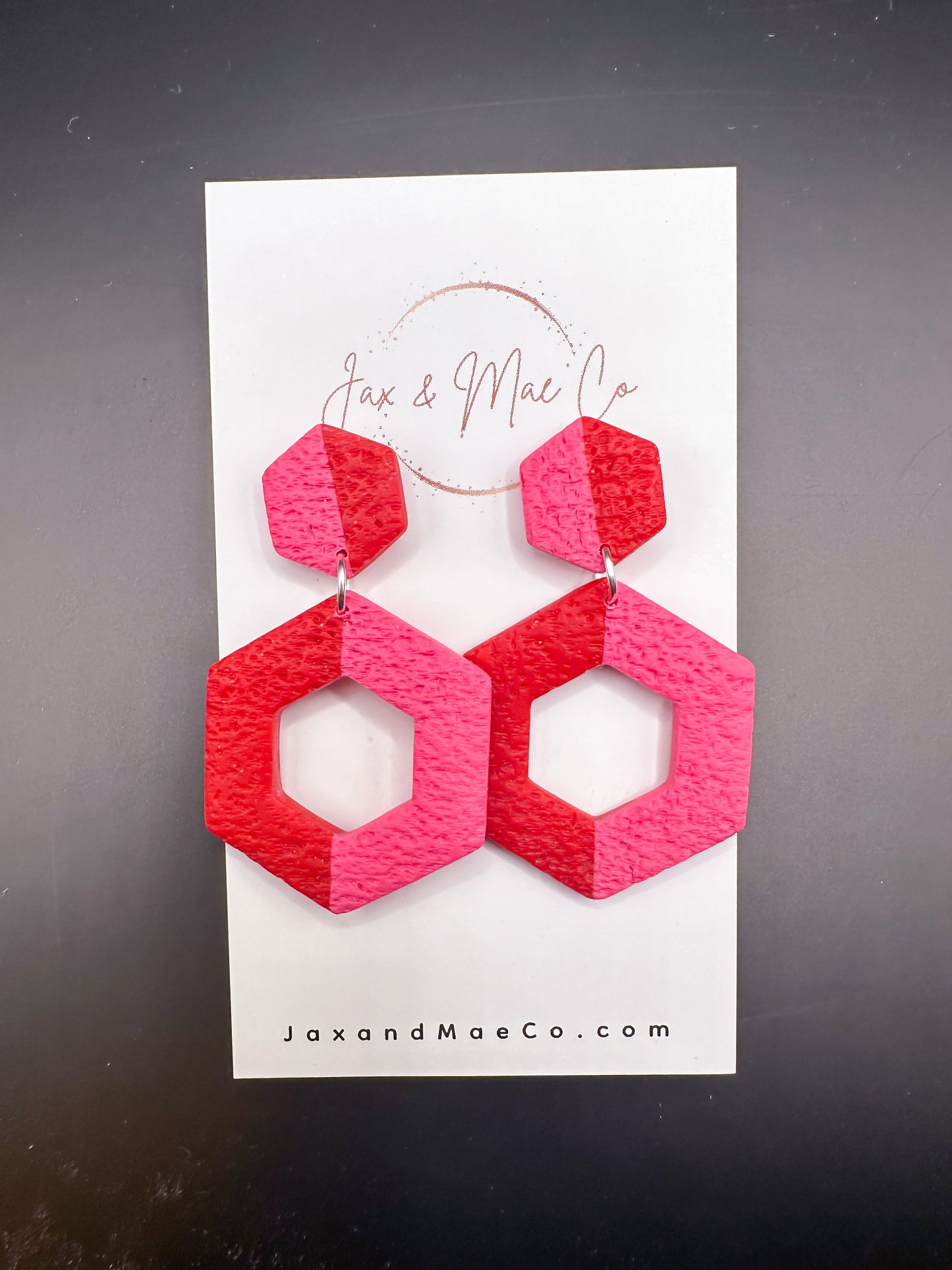 Vday Hollow Hexagons